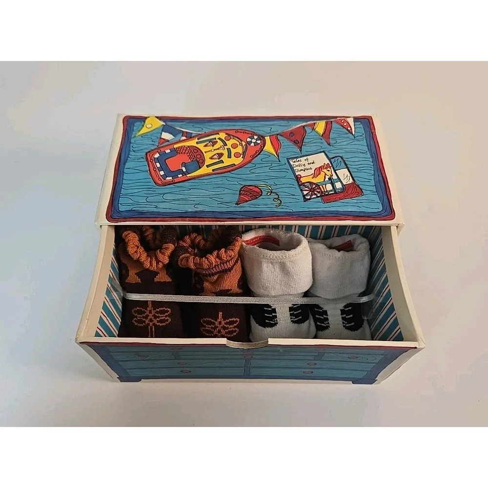 0-9 months Shoe Socks Booties Baby Shower Cowboy Gift Set‎ New